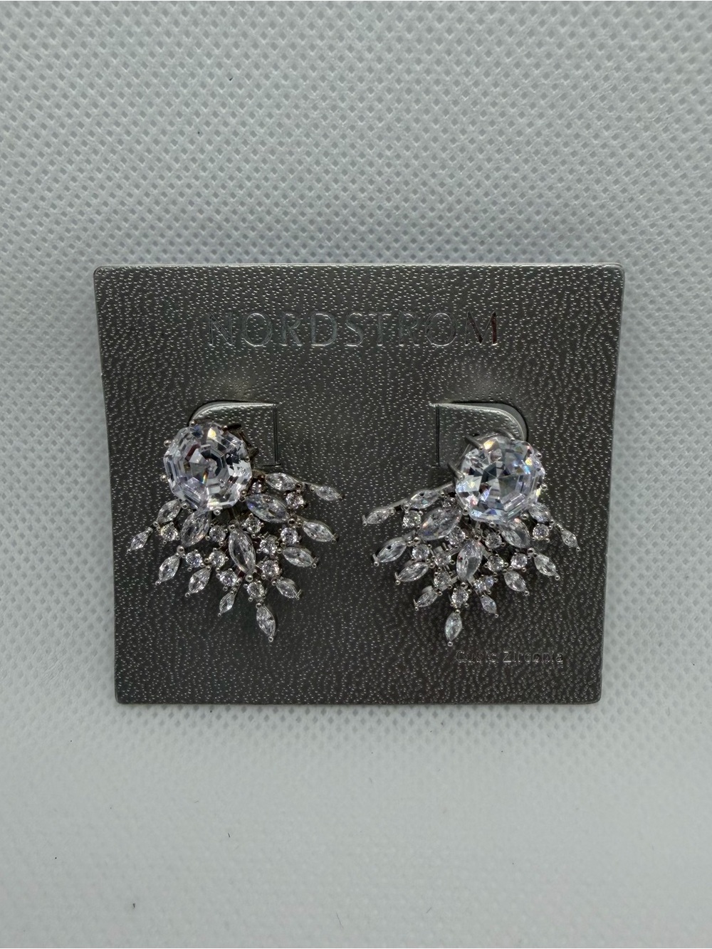 Nordstrom Cubic Zirconia Cluster Stud Earrings